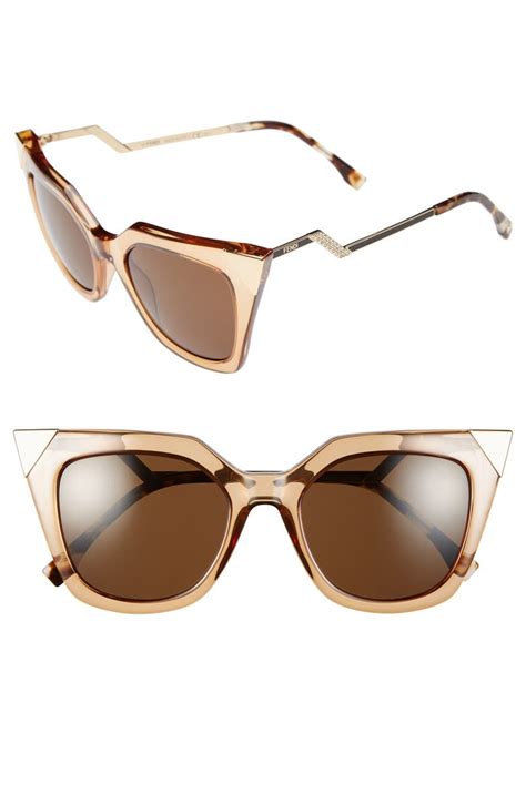 fendi eyeshine cat-eye sunglasses|fendi cat eye sunglasses sale.